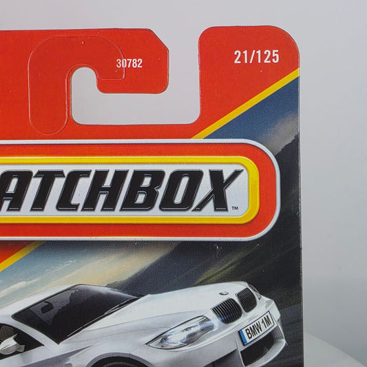 Matchbox BMW 1M Die-Cast Car 21/125 White 3+ Mattel Collectible Toy Model New In Package