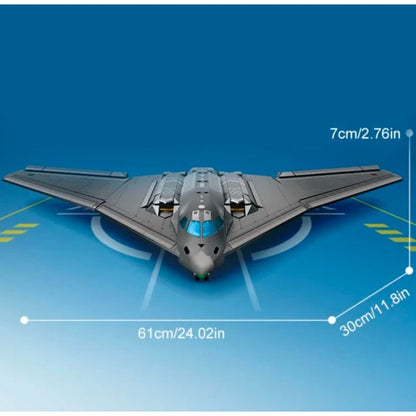 Block B-2 Stealth Ghost Bomber Fighter Jet Building Blocks Set 1163 Pcs