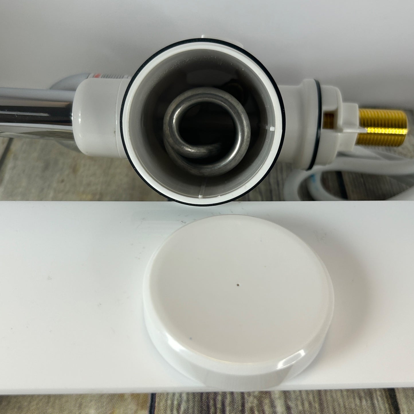 Instant Electric Hot Water Faucet With Temperature Display  3000W 220V ABS & Stainless Steel IPX4 Rating