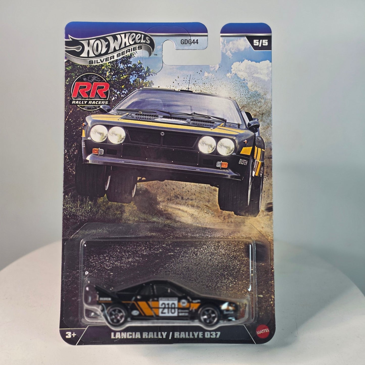 Hot Wheels Lancia Rally 037 Rally Racers Silver Metal Base Chase MOC