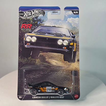 Hot Wheels Lancia Rally 037 Rally Racers Silver Metal Base Chase MOC