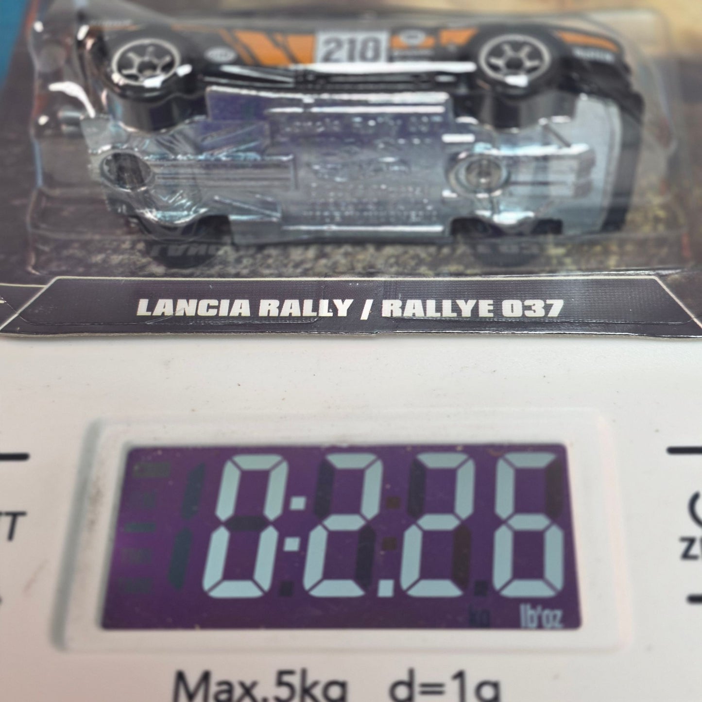 Hot Wheels Lancia Rally 037 Rally Racers Silver Metal Base Chase MOC