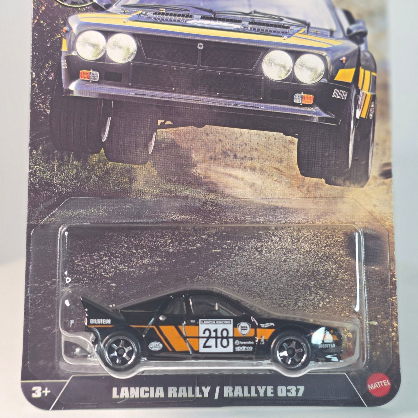 Hot Wheels Lancia Rally 037 Rally Racers Silver Metal Base Chase MOC