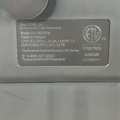 Honeywell 360° Surround Portable Electric Heater With Adjustable Thermostat & Safety Features