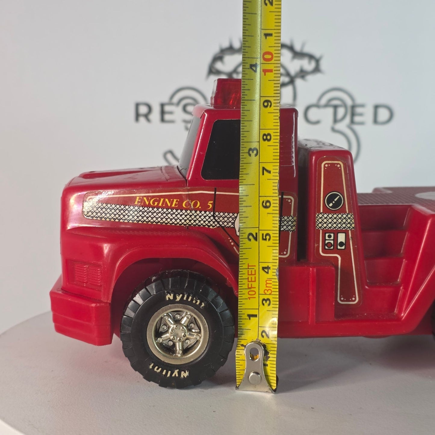 🔥Vintage 1989 Nylint Metal Muscle Engine Co. 5 Rescue Pumper Fire Truck TOY🔥
