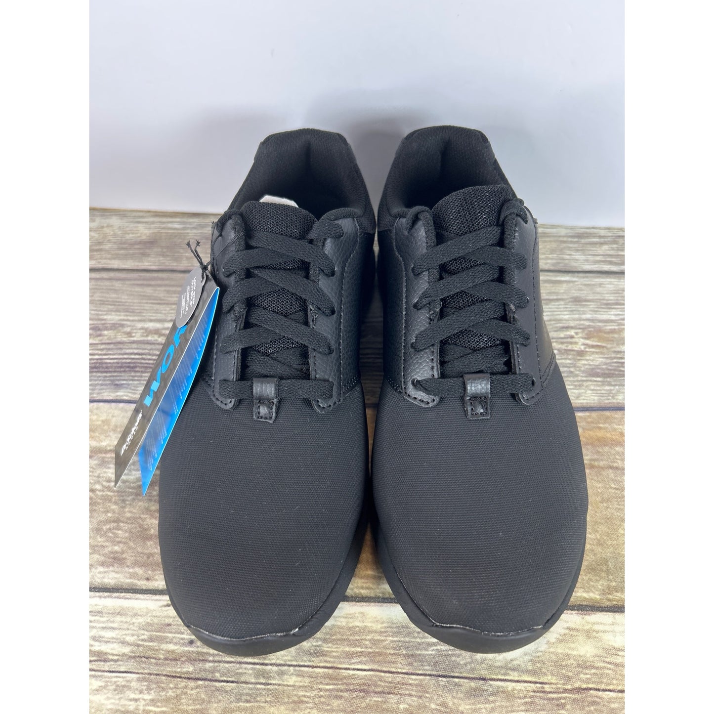 Dr. Scholls Womens Work Lace-Up Shoes Black Size 8 Slip-Resistant Comfort Sneaker