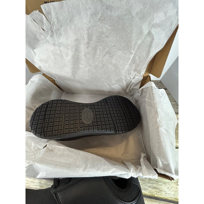 Dr. Scholls Womens Work Lace-Up Shoes Black Size 8 Slip-Resistant Comfort Sneaker