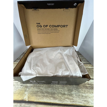 Dr. Scholls Womens Work Lace-Up Shoes Black Size 8 Slip-Resistant Comfort Sneaker