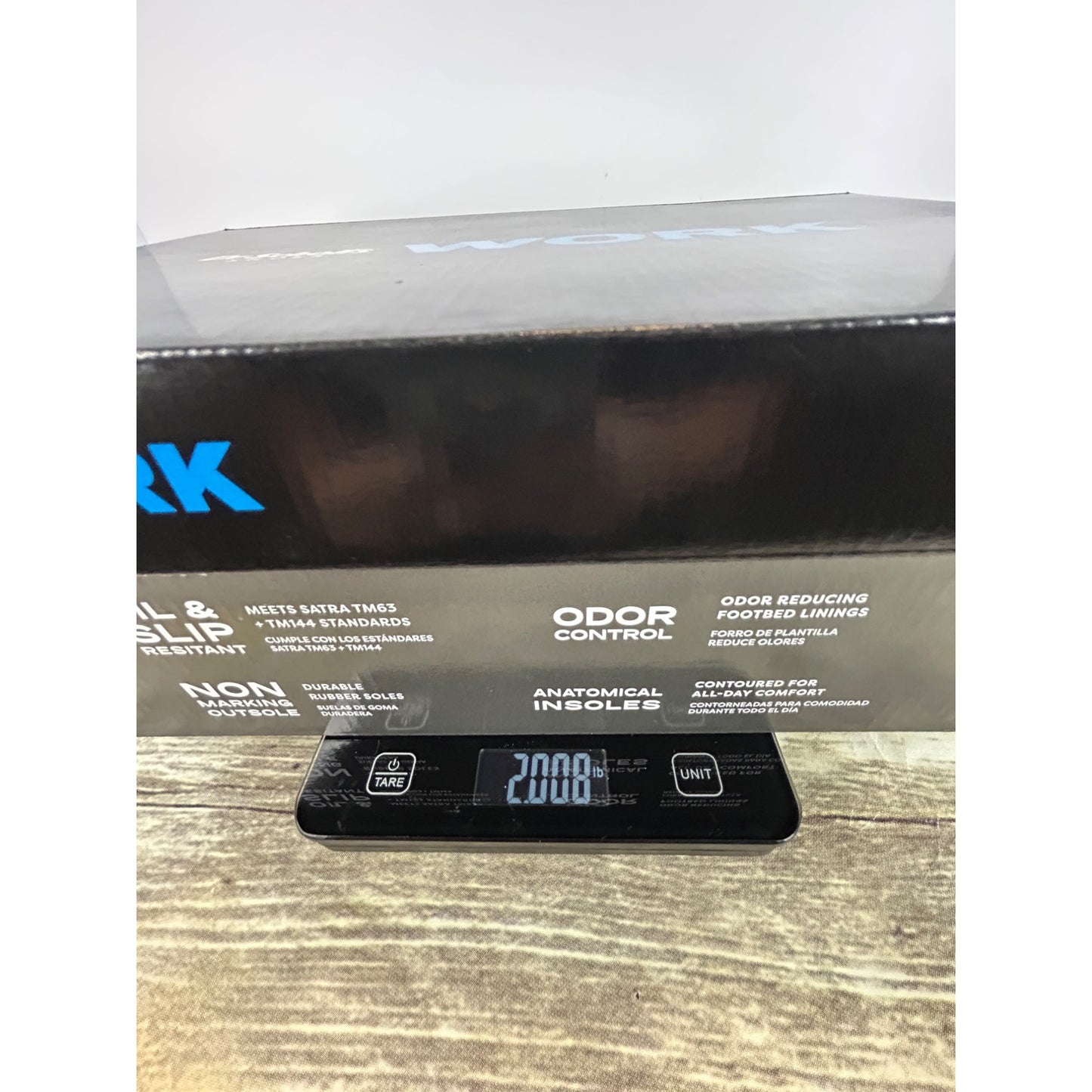 Dr. Scholls Womens Work Lace-Up Shoes Black Size 8 Slip-Resistant Comfort Sneaker