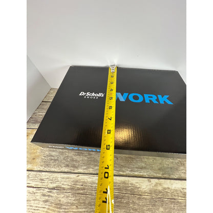 Dr. Scholls Womens Work Lace-Up Shoes Black Size 8 Slip-Resistant Comfort Sneaker