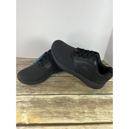 Dr. Scholls Womens Work Lace-Up Shoes Black Size 8 Slip-Resistant Comfort Sneaker