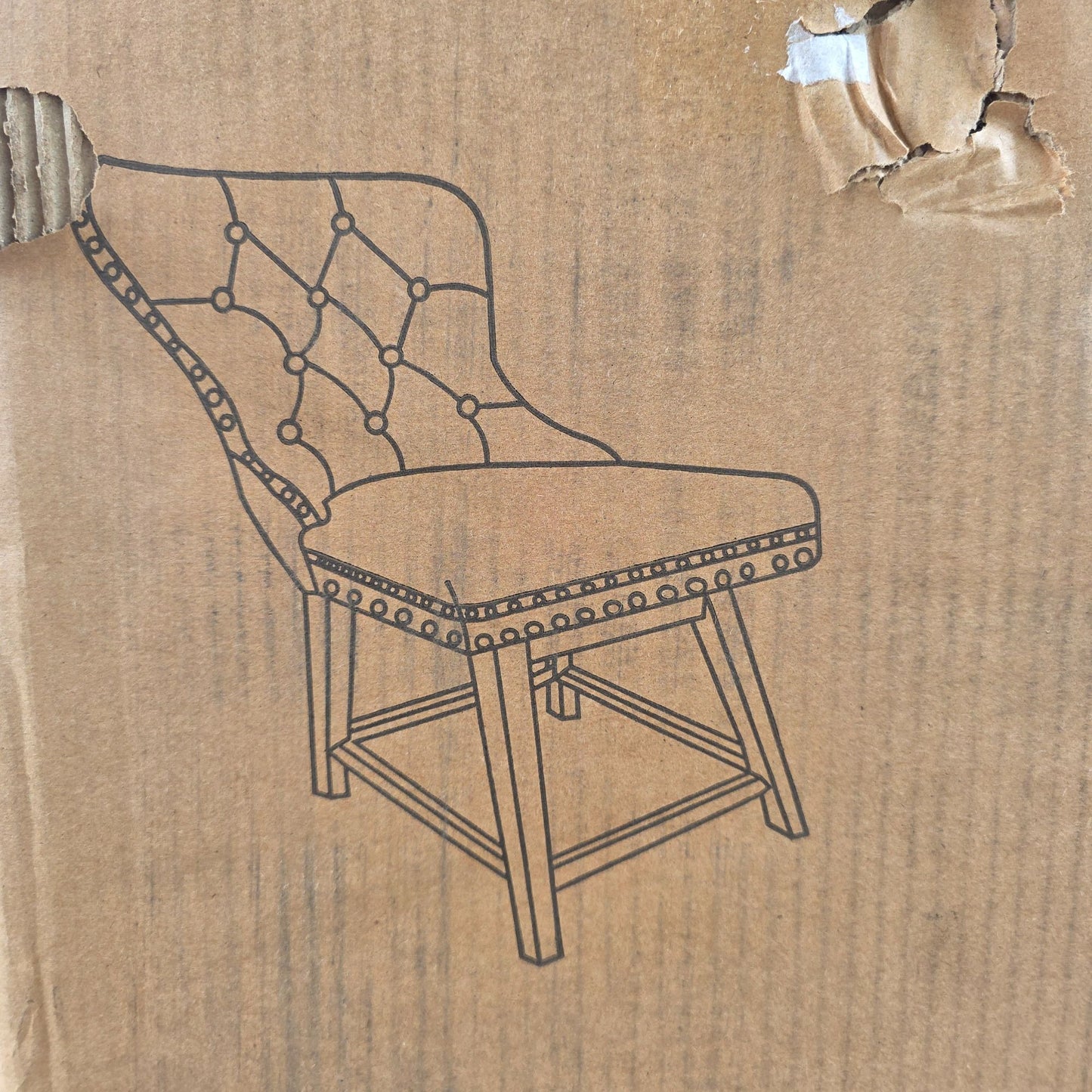 Tewloss 26" Swivel Bar Stools Set Of 2 Leather Counter Height Chairs With Nailhead Trim & Button-Tufted Backrest