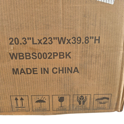 Tewloss 26" Swivel Bar Stools Set Of 2 Leather Counter Height Chairs With Nailhead Trim & Button-Tufted Backrest