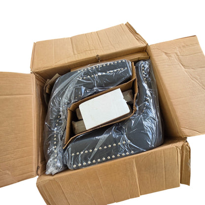 Tewloss 26" Swivel Bar Stools Set Of 2 Leather Counter Height Chairs With Nailhead Trim & Button-Tufted Backrest