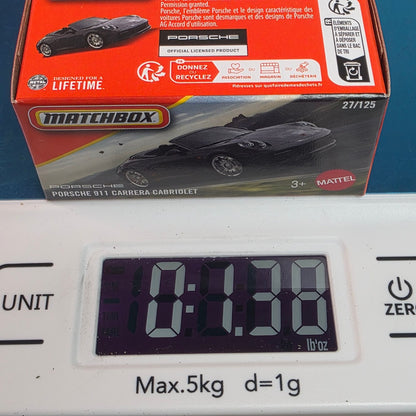 Matchbox Porsche 911 Carrera Cabriolet Power Grab