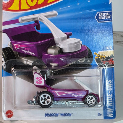 Hot Wheels Draggin Wagon Purple Die-Cast Car 68/250 3/5 Limited Edition Guaranteed For Life