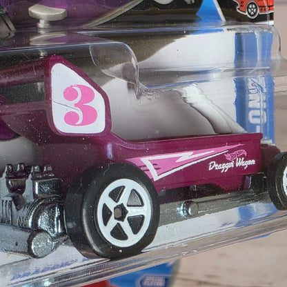 Hot Wheels Draggin Wagon Purple Die-Cast Car 68/250 3/5 Limited Edition Guaranteed For Life