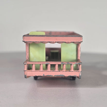 Vintage Lesney Matchbox Series No. 23 Trailer Caravan Pink Diecast Model
