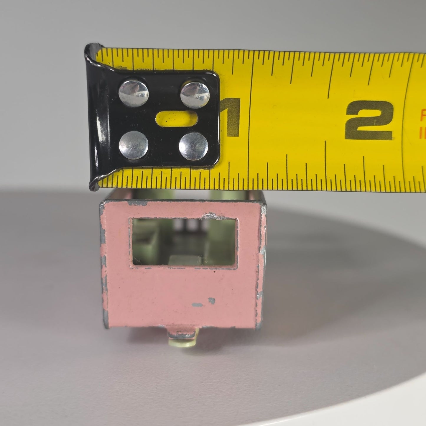 Vintage Lesney Matchbox Series No. 23 Trailer Caravan Pink Diecast Model