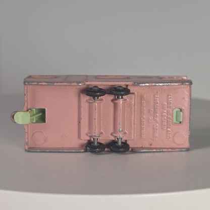 Vintage Lesney Matchbox Series No. 23 Trailer Caravan Pink Diecast Model