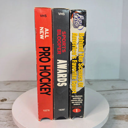 All New Pro Hockey Sports Bloopers Awards & Full Access Vol. 1 VHS Lot