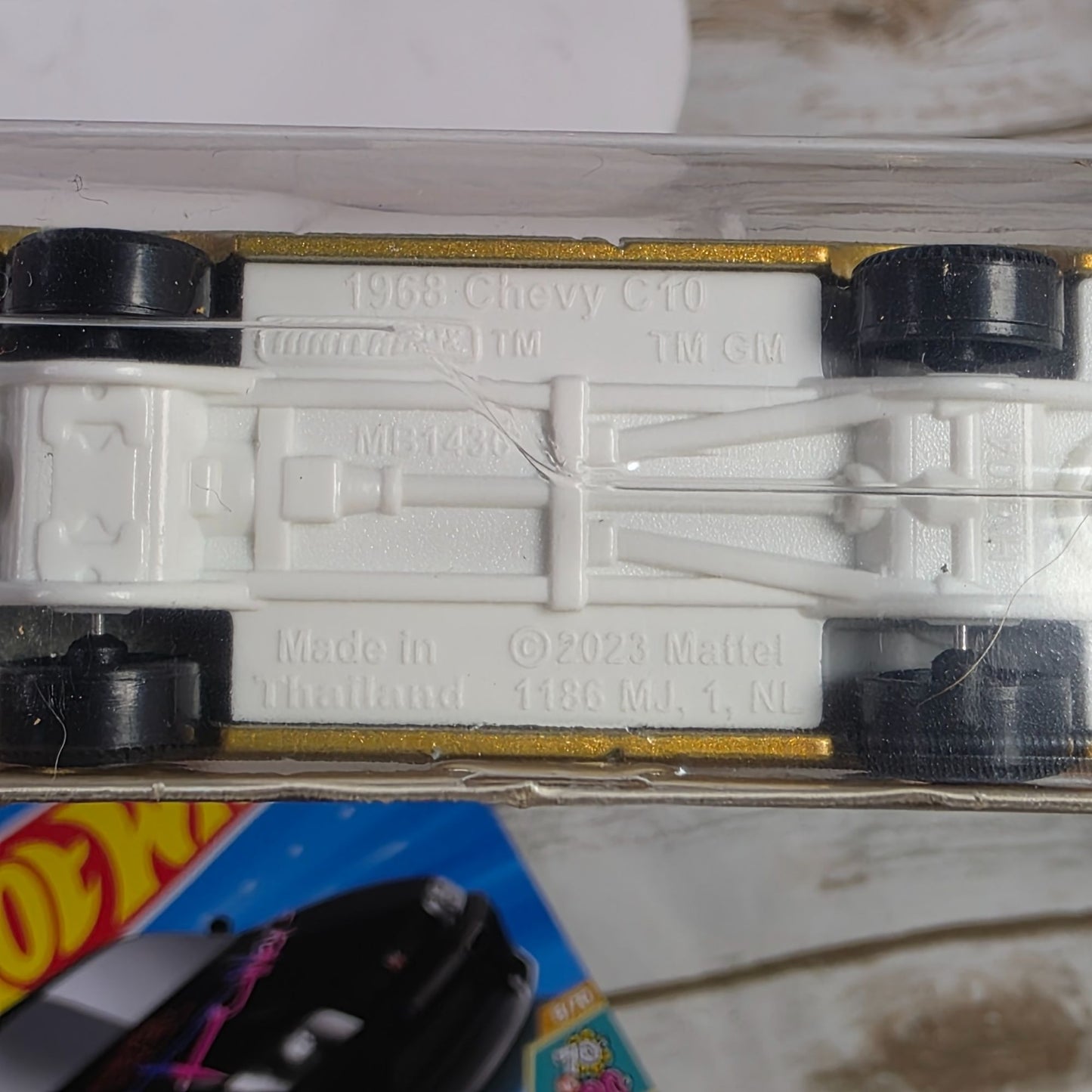 1968 Chevy C10 Gold Die-Cast Matchbox Truck Collectible By Mattel