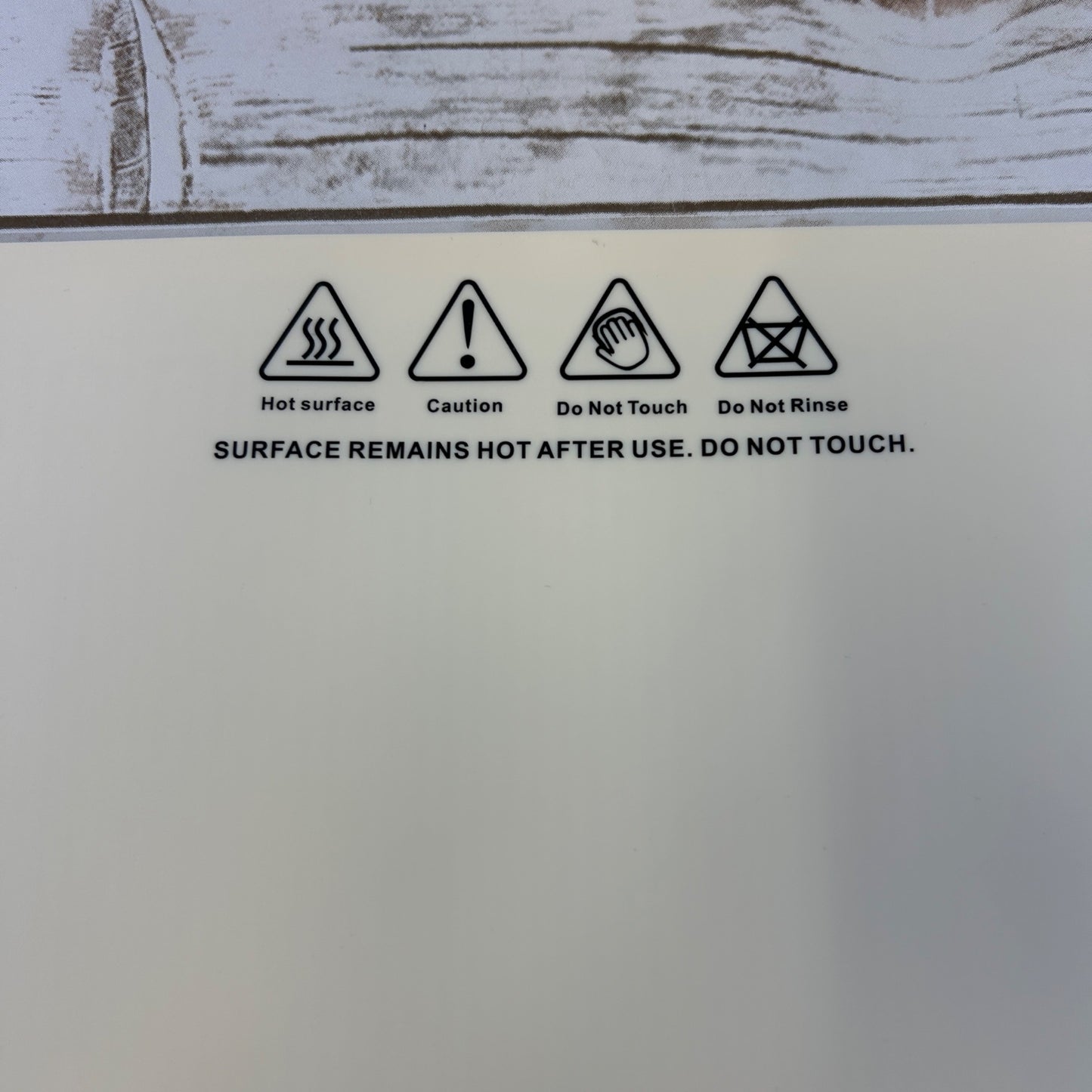 Electric Food Warming Mat With Adjustable Heat Settings & Non-Slip Surface