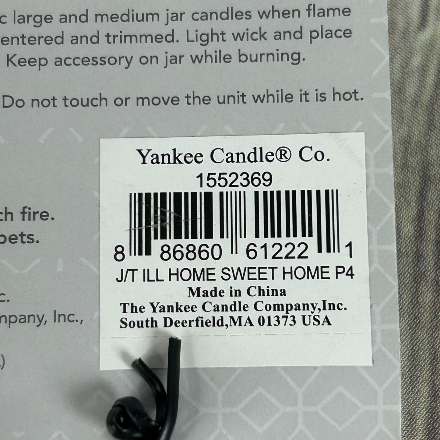 Yankee Candle Illuma-Lid Home Sweet Home Candle Topper Family & Friends Design