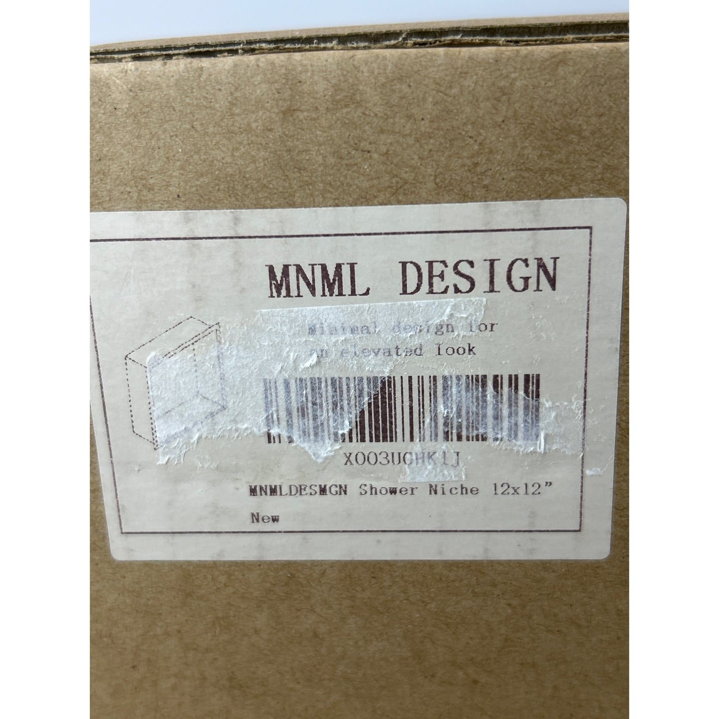 Mnml Design 12" X 12" Stainless Steel Shower Niche Recessed Shelf Waterproof