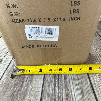 Hamilyeah Black & Gold Wall Sconce Set With Clear Glass Shades 60W Max E26 Socket 9.68" Height