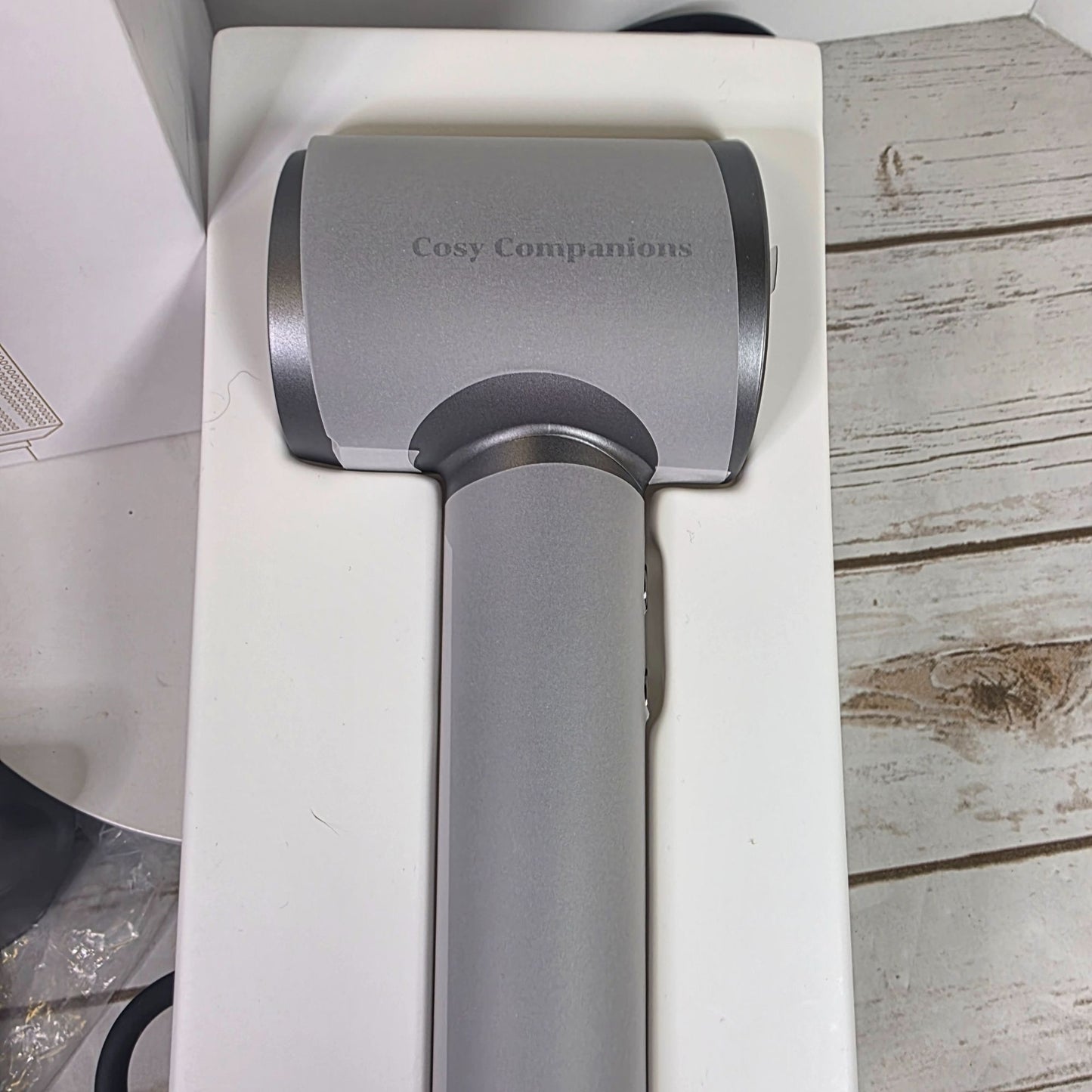 Cosy Companions High-Speed Hair Dryer With Digital Display & Attachments Silver