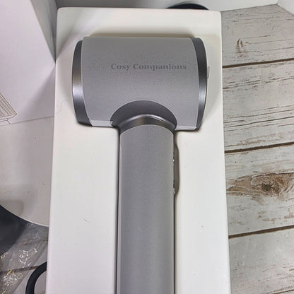 Cosy Companions High-Speed Hair Dryer With Digital Display & Attachments Silver