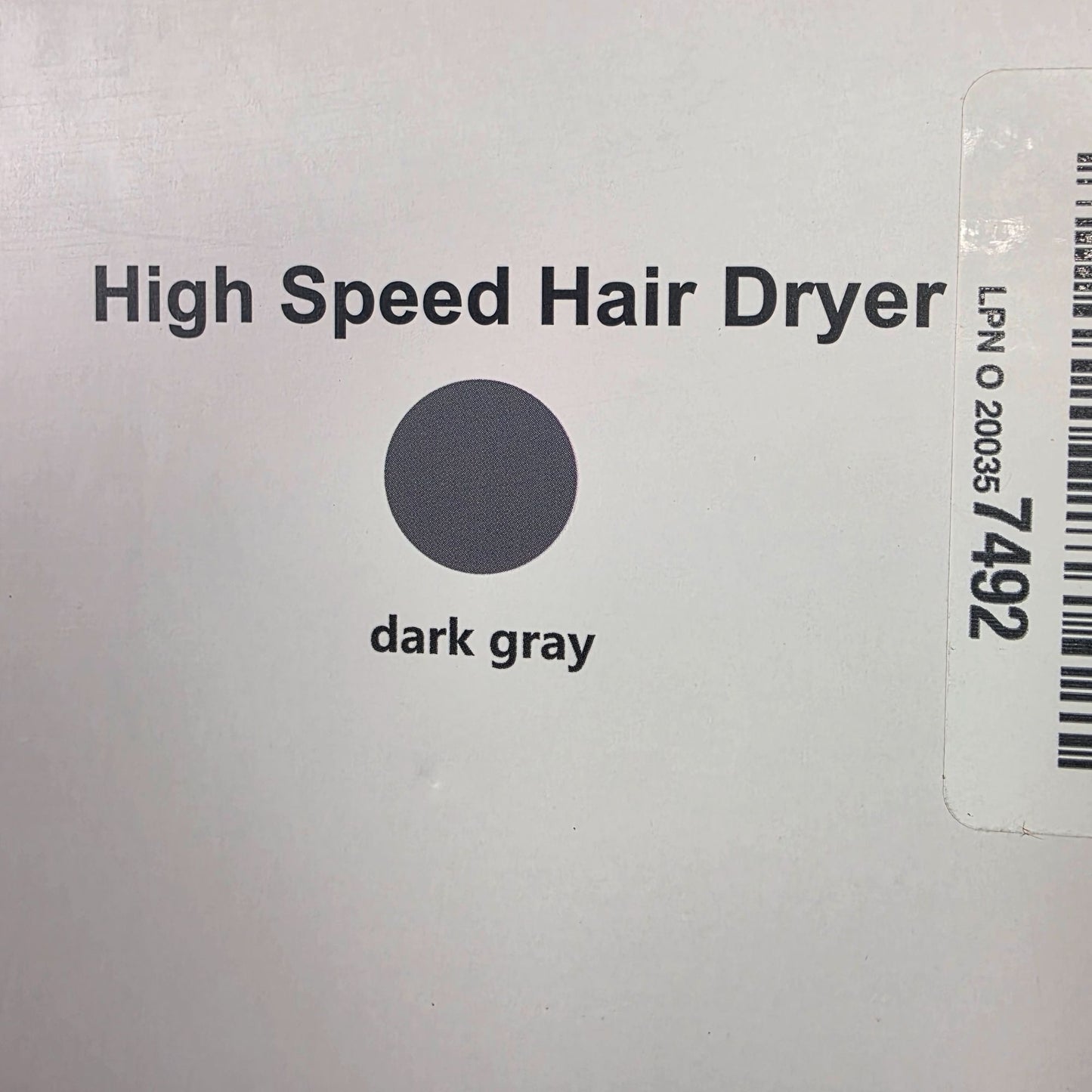 Cosy Companions High-Speed Hair Dryer With Digital Display & Attachments Silver