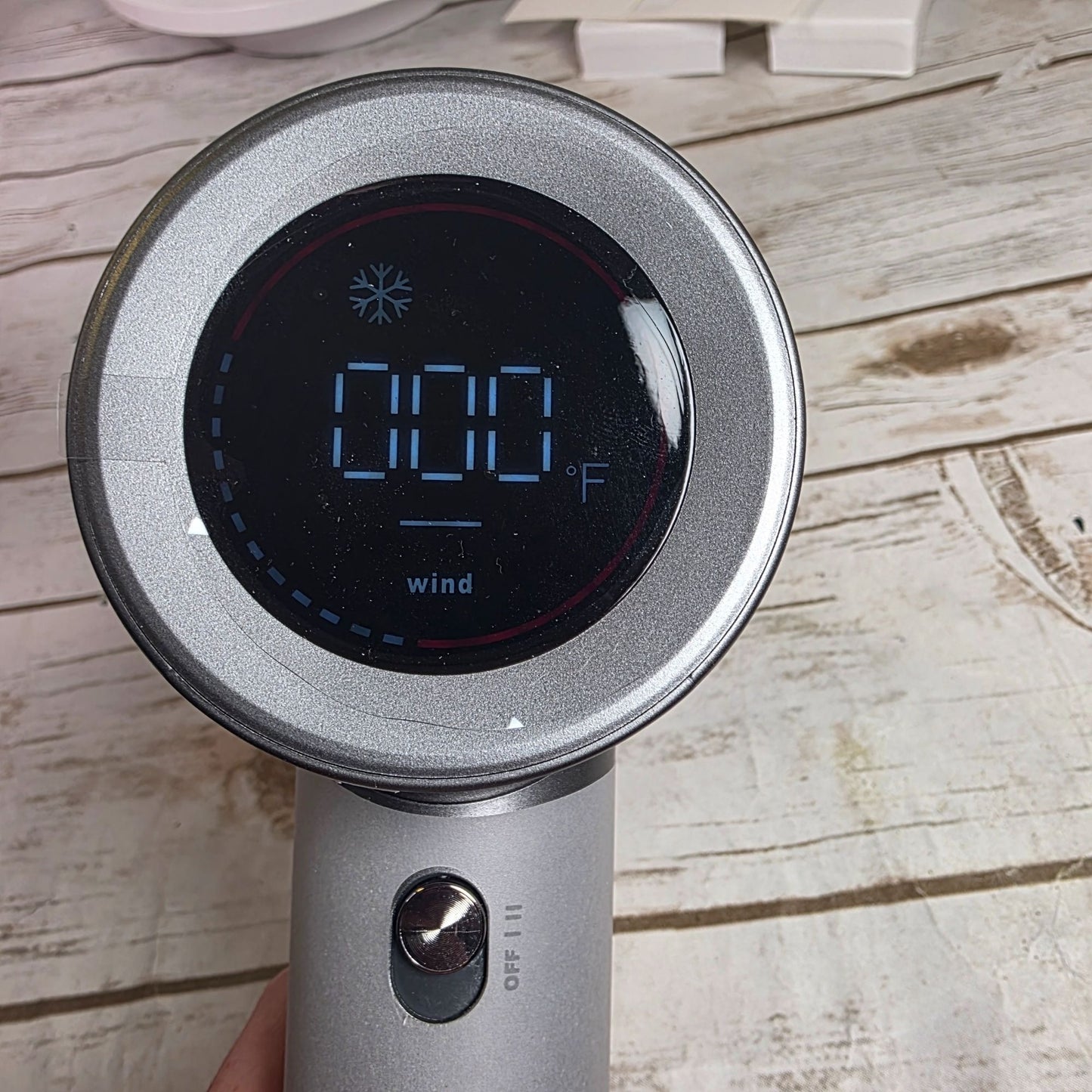 Cosy Companions High-Speed Hair Dryer With Digital Display & Attachments Silver