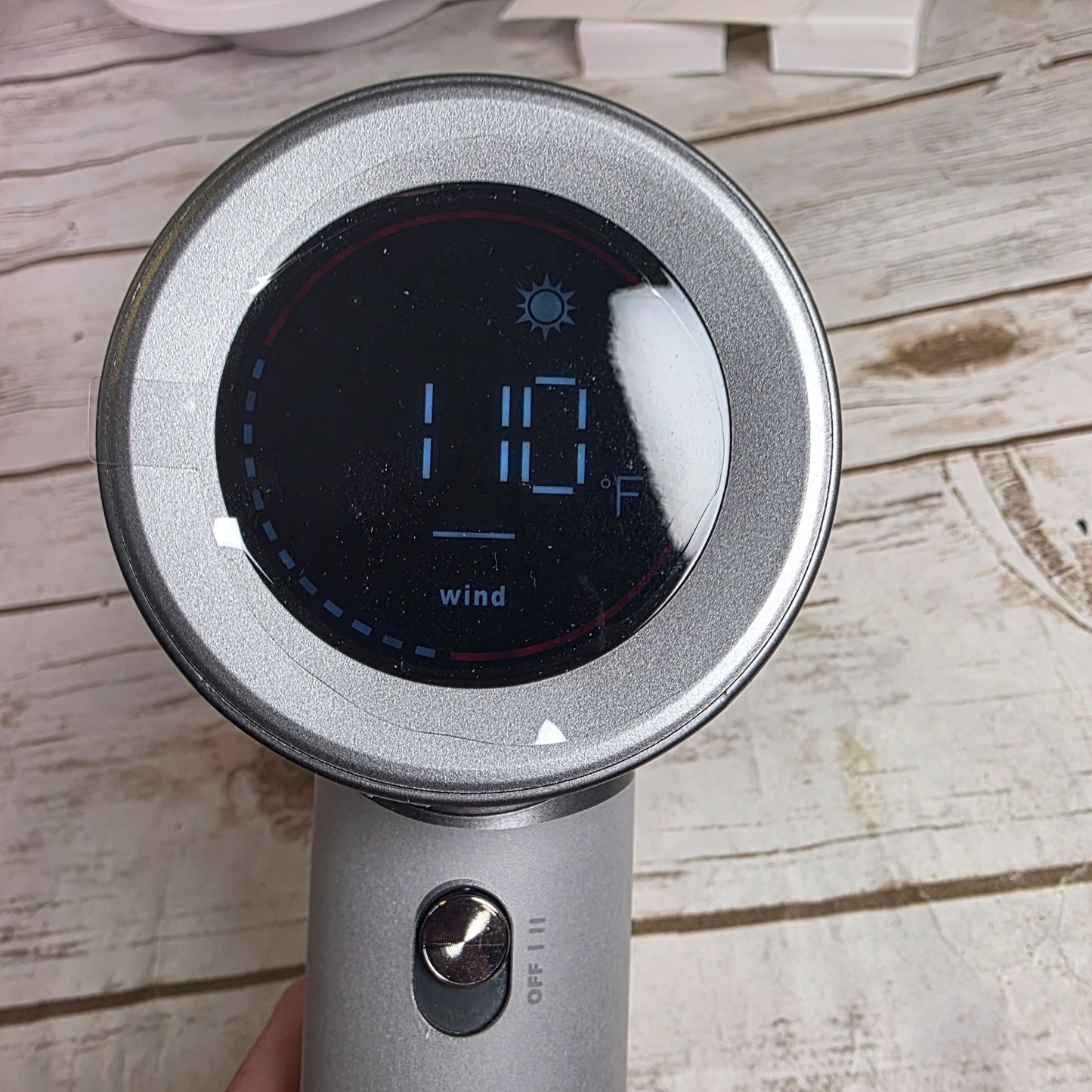 Cosy Companions High-Speed Hair Dryer With Digital Display & Attachments Silver