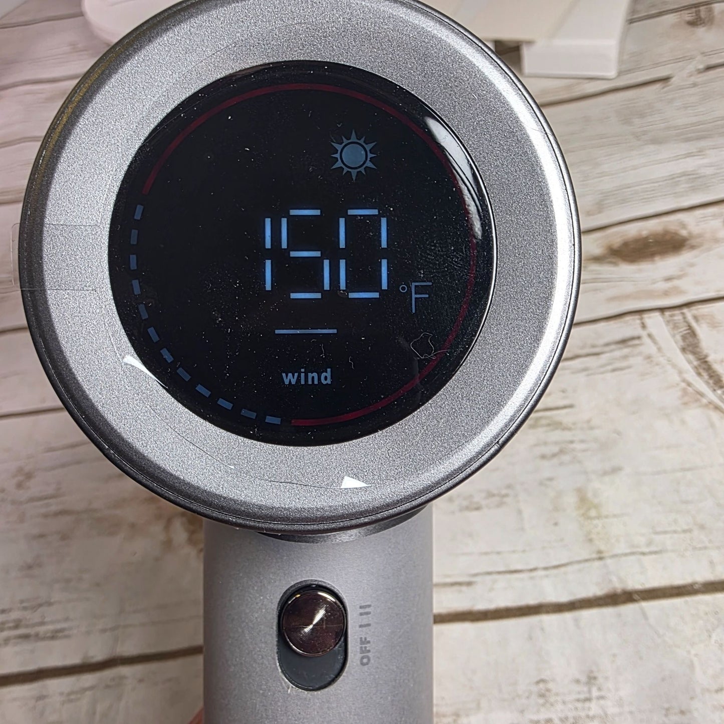 Cosy Companions High-Speed Hair Dryer With Digital Display & Attachments Silver