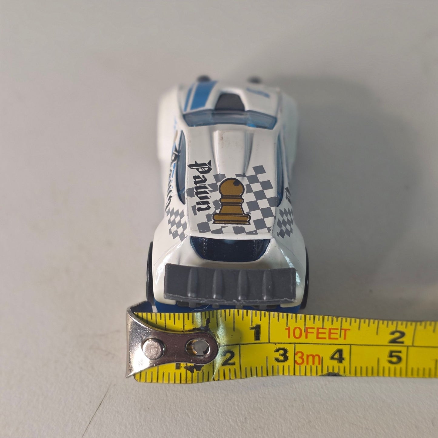 RARE HTF HOT WHEELS 2018 CHECKMATE "PAWN" FAST 4WD WHITE MOC #290