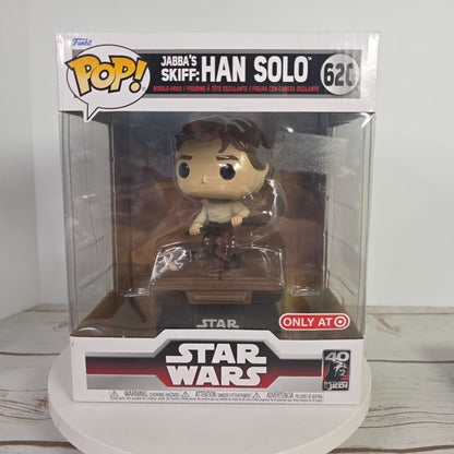 Funko Pop! Deluxe Star Wars Jabbas Skiff Han Solo #620 Target Exclusive With Box