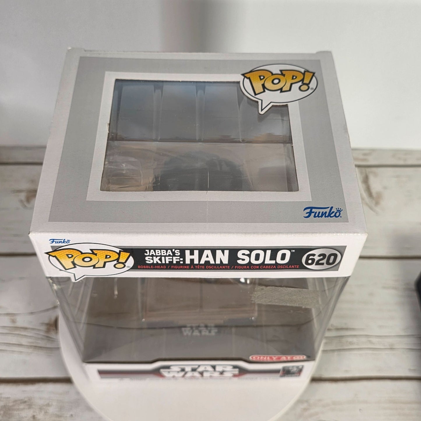 Funko Pop! Deluxe Star Wars Jabbas Skiff Han Solo #620 Target Exclusive With Box