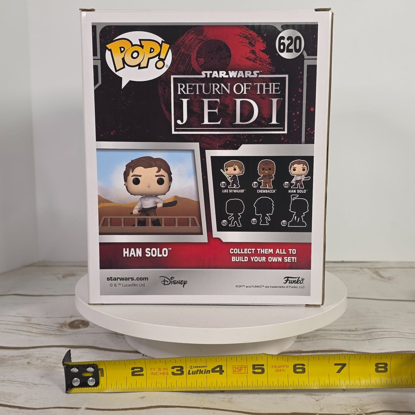 Funko Pop! Deluxe Star Wars Jabbas Skiff Han Solo #620 Target Exclusive With Box