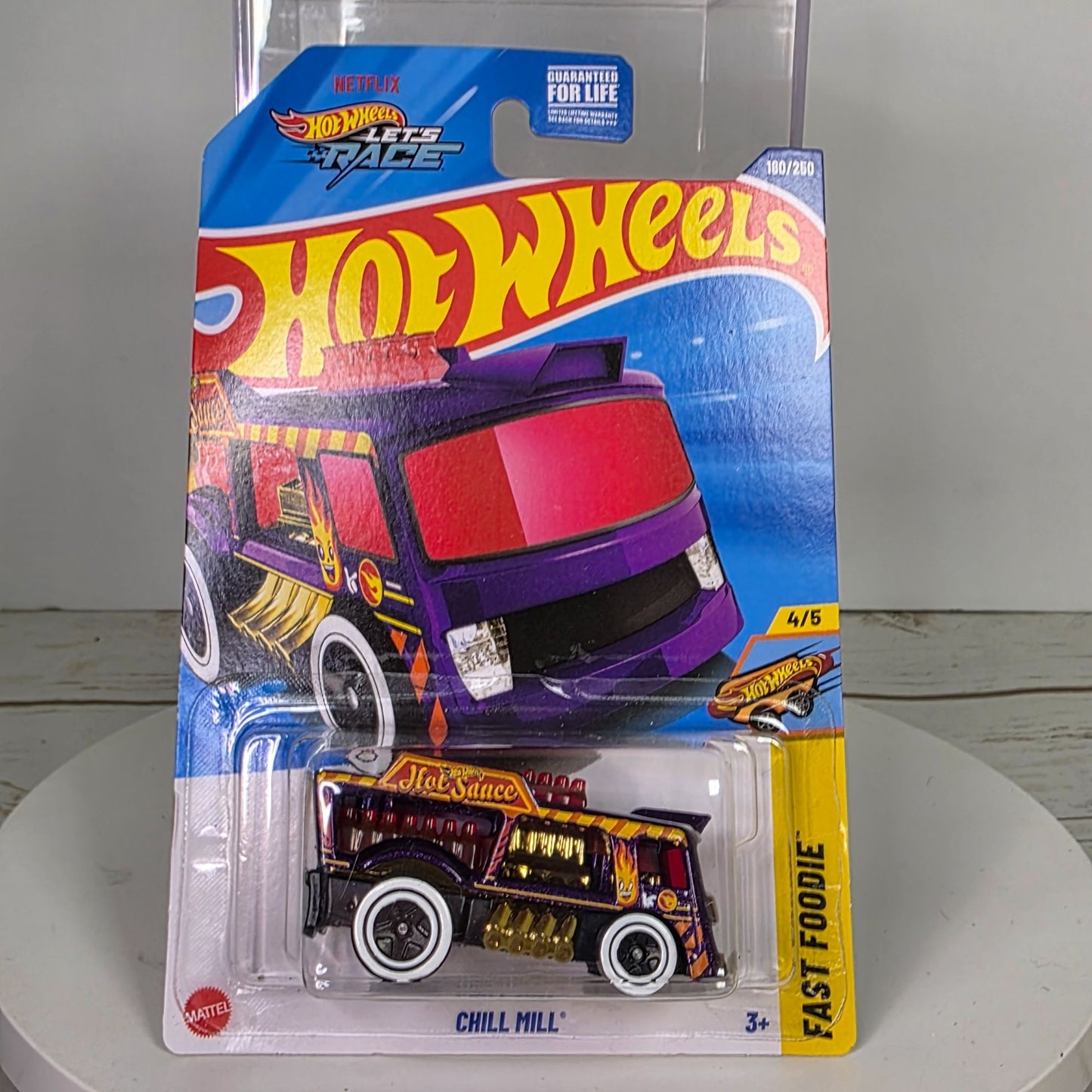 Chill Mill Treasure Hunt - Hot Wheels Fast Foodie Series (2025) Die-Cast Car 4/5 Collectible Purple