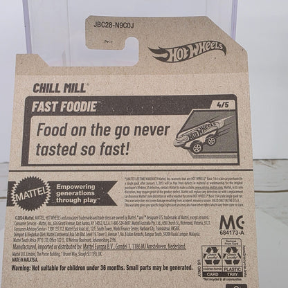Chill Mill Treasure Hunt - Hot Wheels Fast Foodie Series (2025) Die-Cast Car 4/5 Collectible Purple