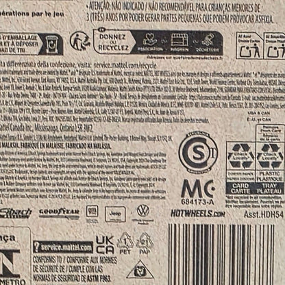 Hot Wheels D-Muscle Purple & Gold Die-Cast Car