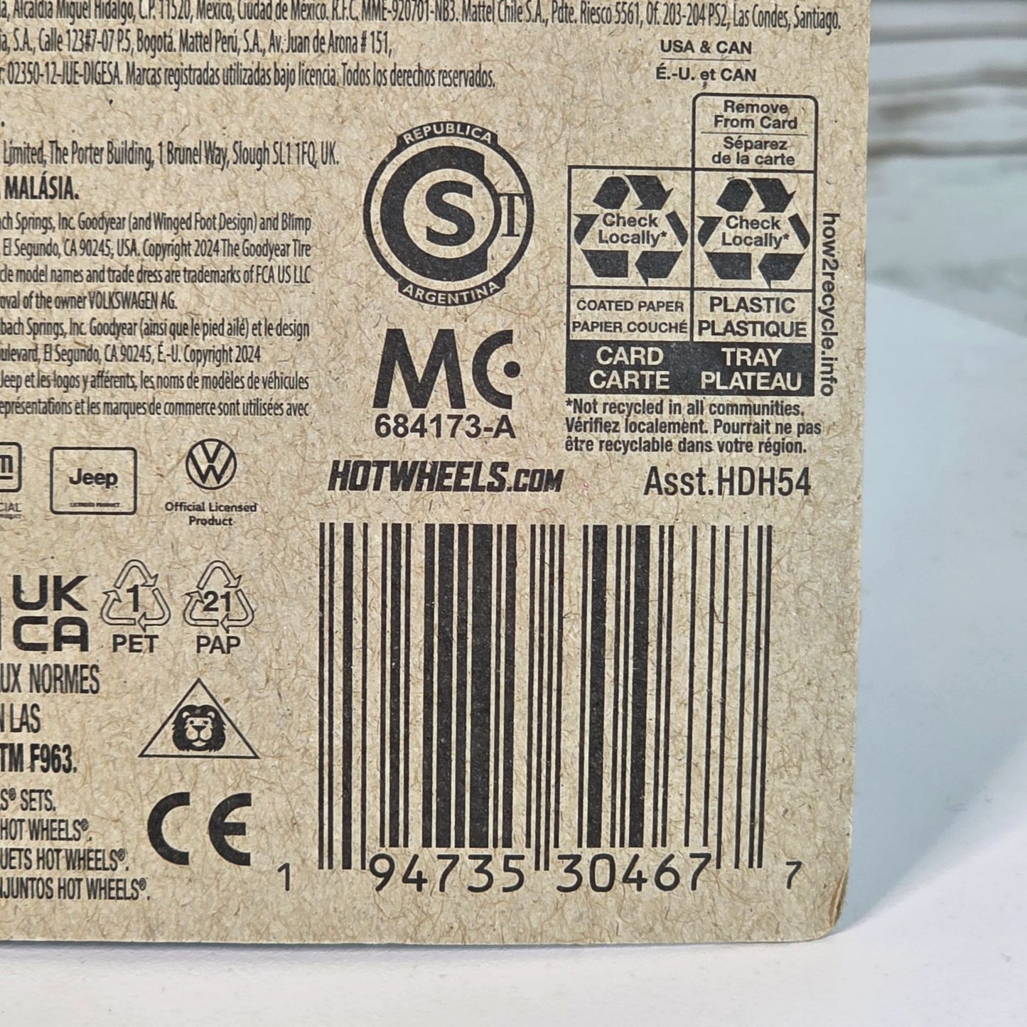 Hot Wheels D-Muscle Purple & Gold Die-Cast Car