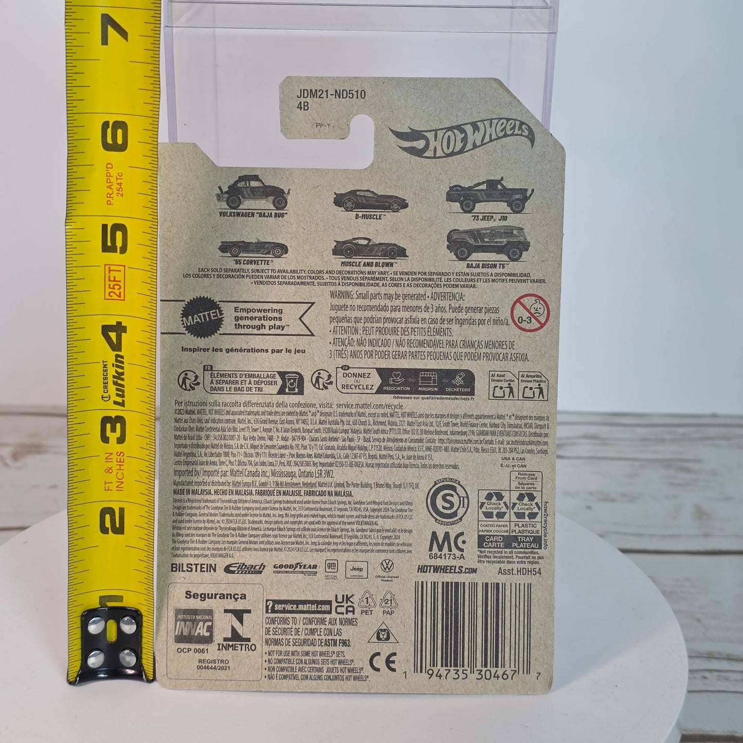 Hot Wheels D-Muscle Purple & Gold Die-Cast Car