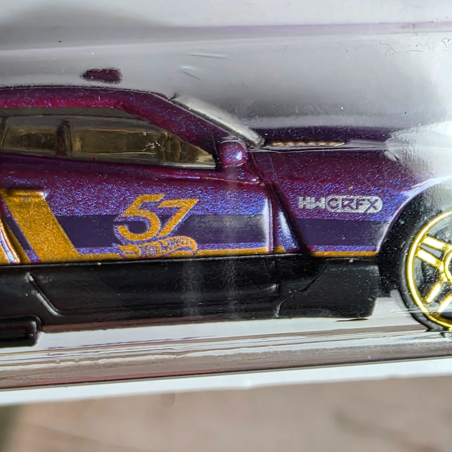 Hot Wheels D-Muscle Purple & Gold Die-Cast Car