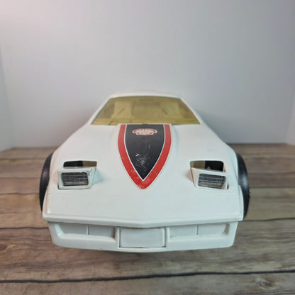 1:10 Scale Vintage Processed Plastic Co. SU 2000 Toy Car White Shell Racing Collectible Model