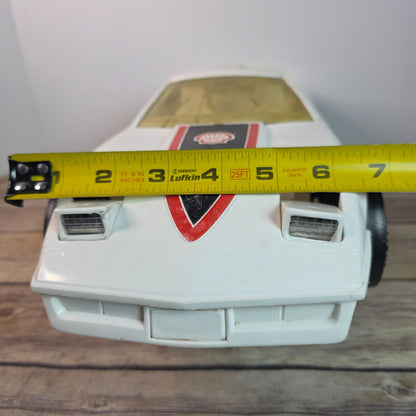 1:10 Scale Vintage Processed Plastic Co. SU 2000 Toy Car White Shell Racing Collectible Model