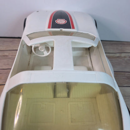 1:10 Scale Vintage Processed Plastic Co. SU 2000 Toy Car White Shell Racing Collectible Model