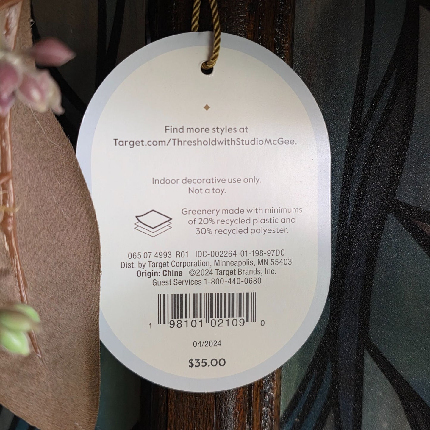 Faux Magnolia & Olive Wreath 26" Indoor Decorative By Threshold Studio McGee